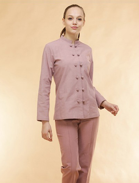 定做布草保潔服裝,制作女士