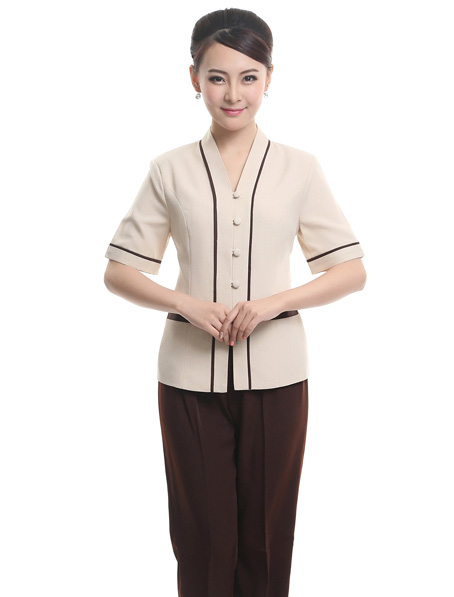重慶訂做夏季賓館制服,客房